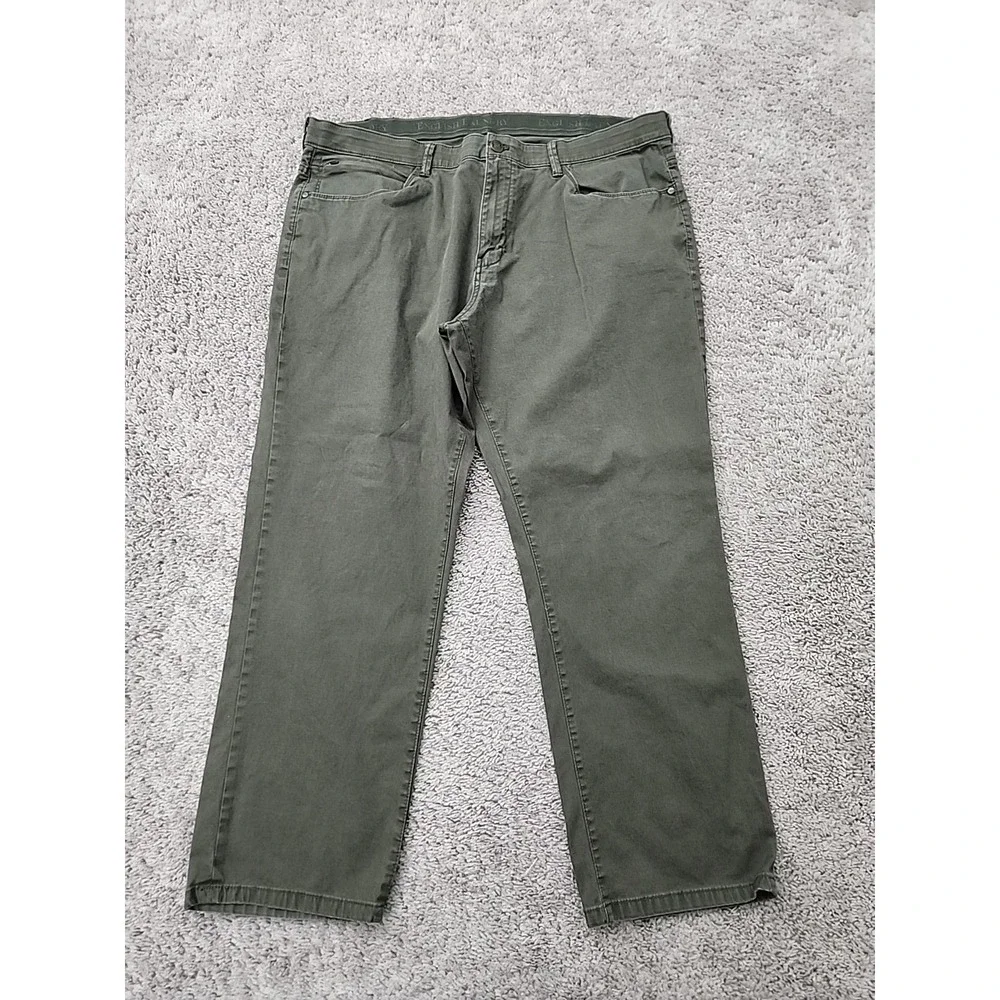 English Laundry Pants Mens 40 x 29 Green Straight Leg Stretch Classic Casual